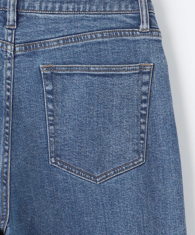 NAVE 【ReNAVE　洗える】ワイドストレッチデニム ブルー