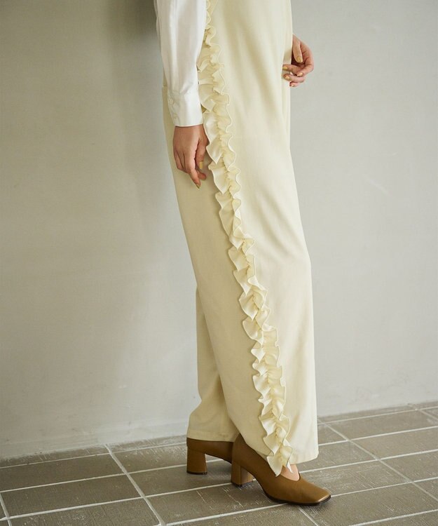 #Newans 【洗濯機可能/ストレッチ】ホイップクリームオールインワン ホワイト