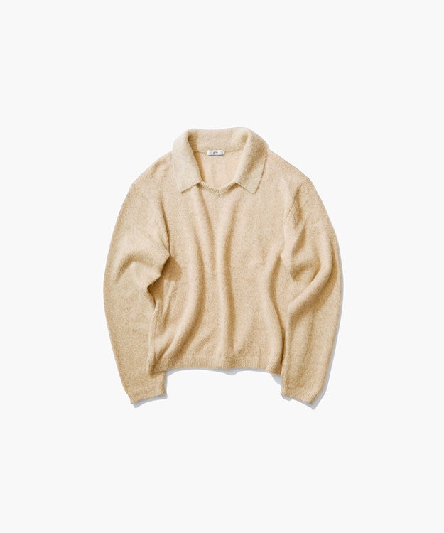 ATON SILK ALPACA | ポロセーター YELLOW