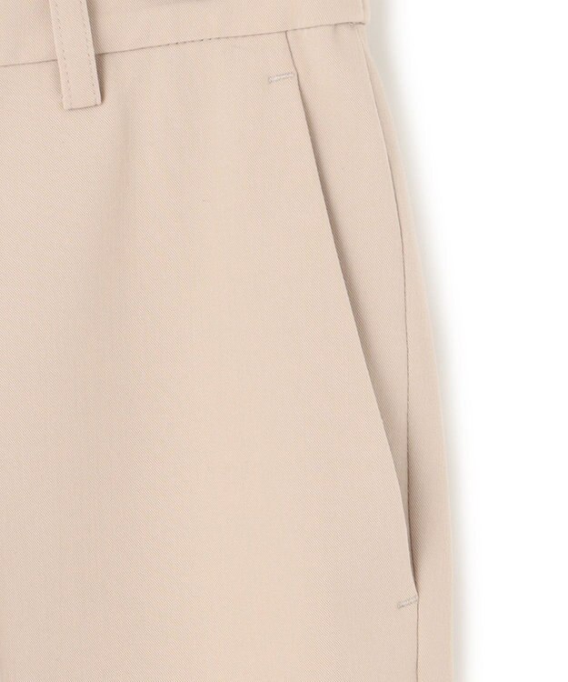 23区 【洗える】クリアストレッチ テーパードパンツ ベージュ系