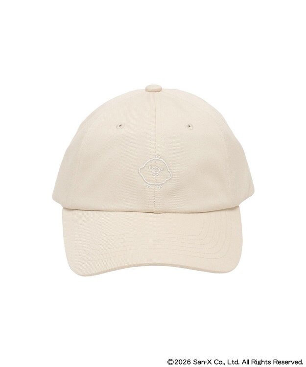 earth music&ecology 【予約】リラックマ×earth ワンポイント刺?キャップ アイボリー