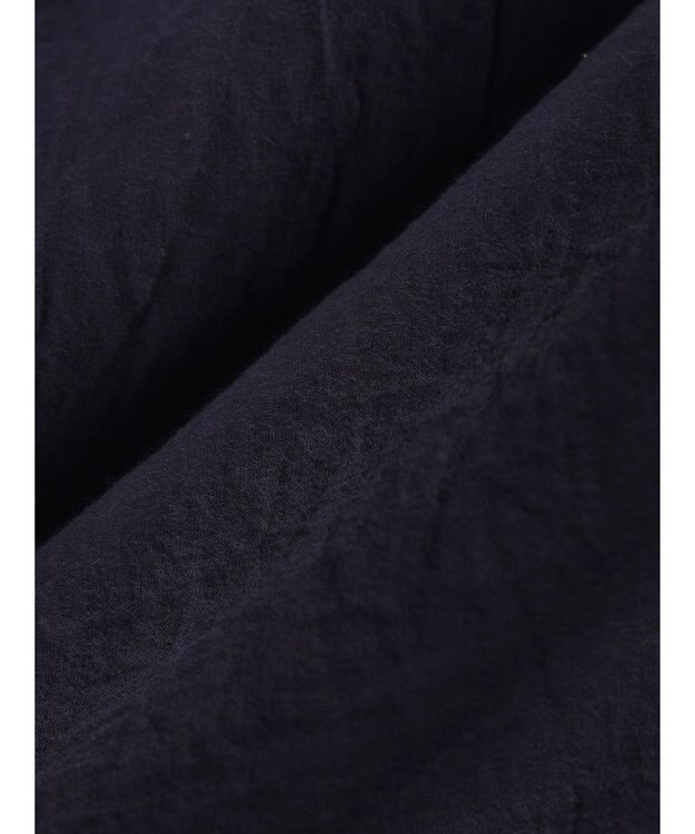 CRAFT STANDARD BOUTIQUE シアーボイルピグメント染めバンドカラーシャツ Navy