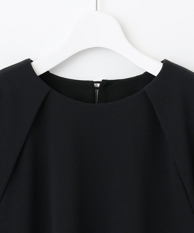 UNFILO 【セットアップ対応/ストレッチ】BEAUTY MOVE ブラウス ブラック