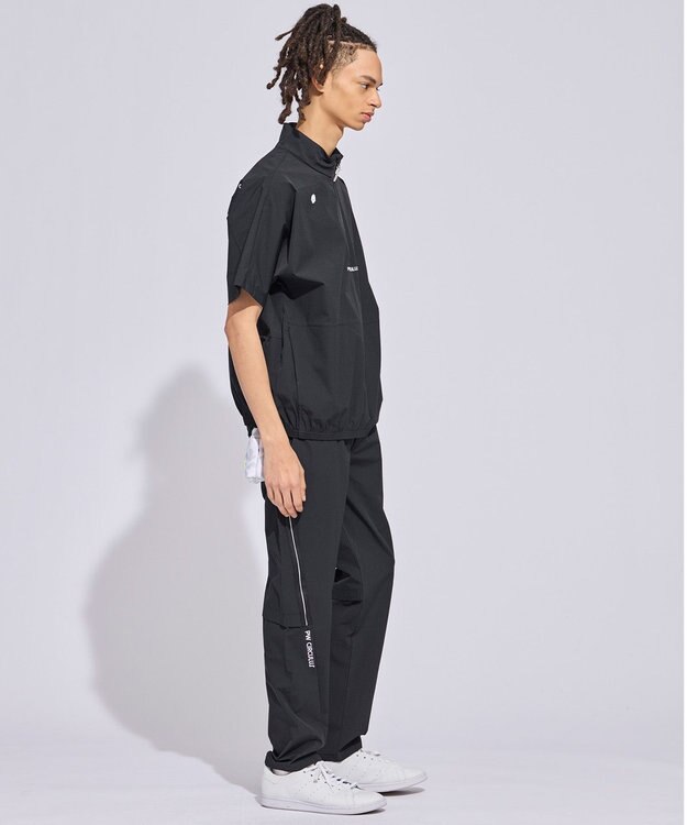 PW CIRCULUS 【MEN】パッカブルハーフジップ ゴルフ ブラック系