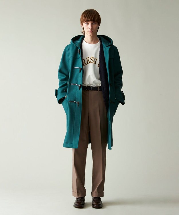J.PRESS MEN 【J.PRESS ORIGINALS】1001 COLLEGE MELTON CHANGE POCKETS DUFFLECOAT / JAPAN MADE グリーン系