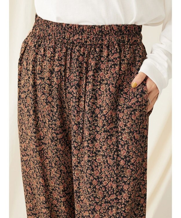 CRAFT STANDARD BOUTIQUE レーヨンイージーパンツ Flower