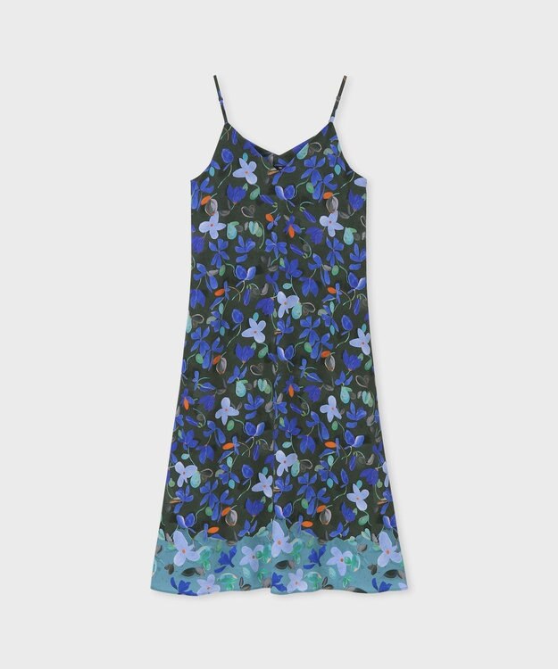 Paul Smith Cyclamen キャミソール ワンピース カーキ