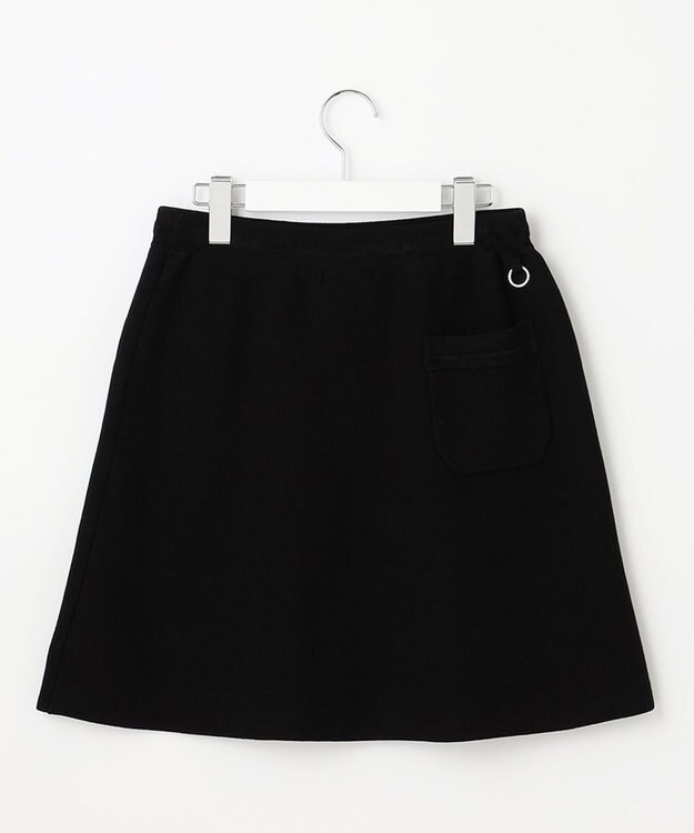 23区GOLF 【WOMEN】【手洗い可】ニット フレアスカート ブラック系