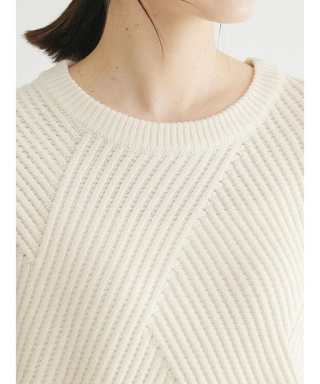 Green Parks ・Ｐｅｔｉｔ　Ｆｌｅｕｒ　ランダムキリカエニット Off White