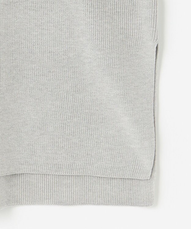 UNFILO 【抗菌防臭】片畔ニットベスト グレー