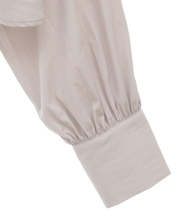 Green Parks ・ＡＮＤＳＥＡＲＣＨ　ドロストリボンブラウス Gray