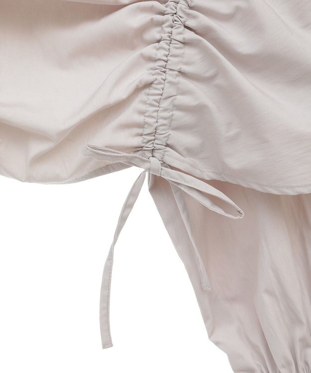 Green Parks ・ＡＮＤＳＥＡＲＣＨ　ドロストリボンブラウス Gray