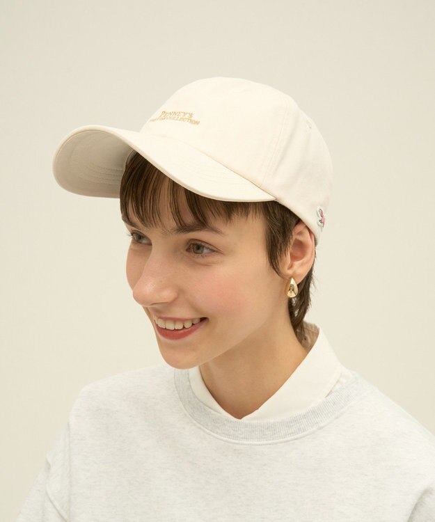 AMERICAN HOLIC PENNEY'S ロゴ刺繍キャップ Ivory