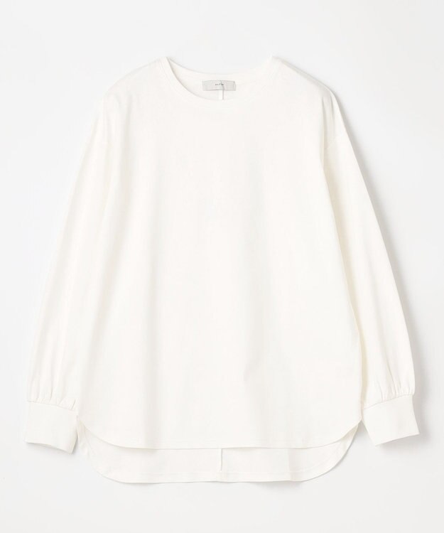 ANY L 【洗濯機可・UVケア】ビューティベーシックロングＴシャツ オフ