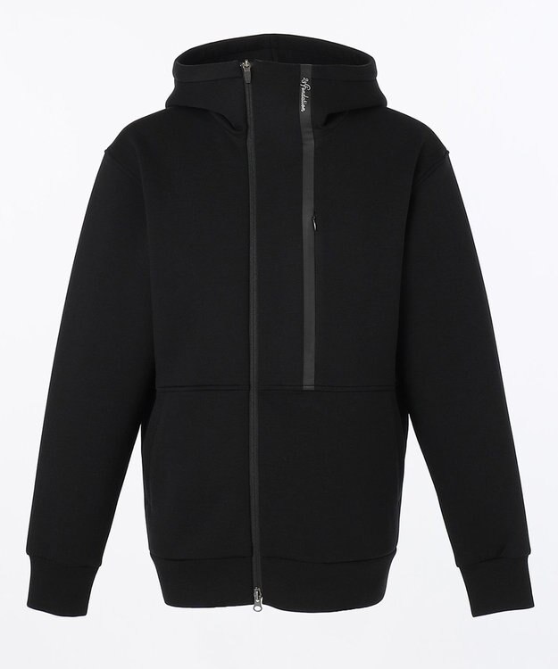 23区GOLF 【MEN】【23Fondation/WEB&一部店舗限定】 フルジップ パーカー ブラック系