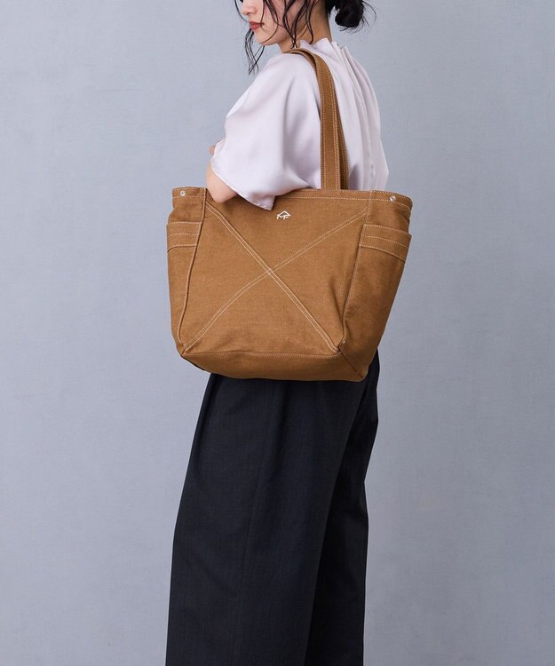 MioFIRANO BRACE A001 トートバッグ A4サイズ対応 CAMEL
