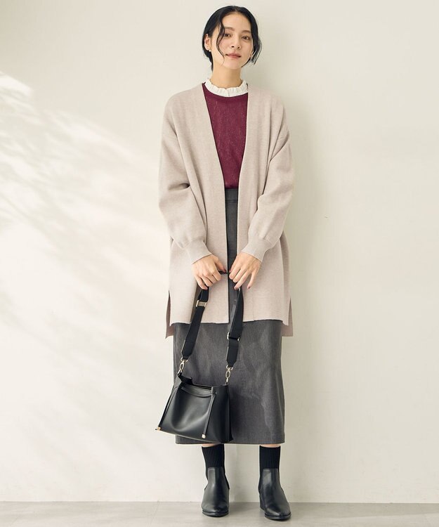 ANY トッパーニットカーデガン オートミール