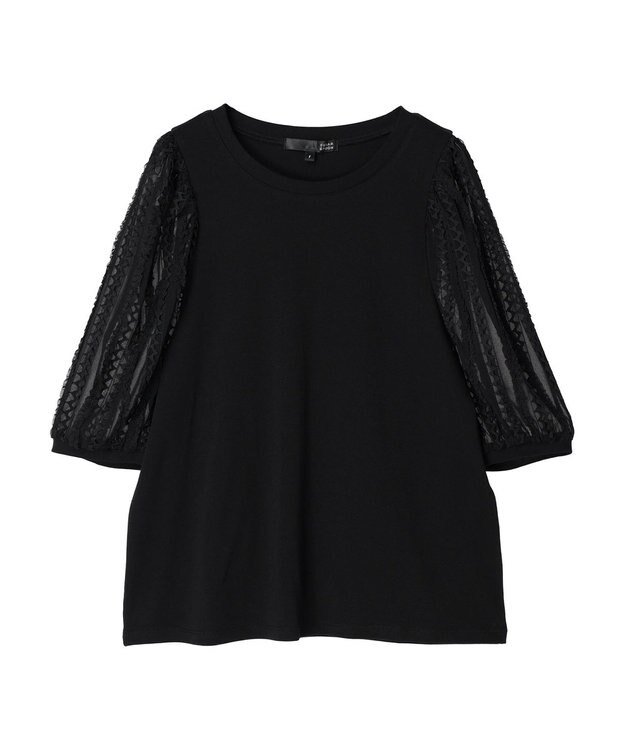 Green Parks ・ＳＵＧＡＲ　ＳＰＯＯＮイソザイスリーブプルオーバー Black