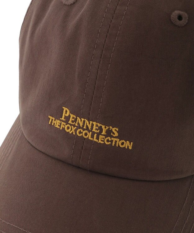 AMERICAN HOLIC PENNEY'S ロゴ刺繍キャップ Brown
