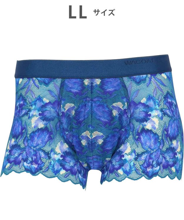 WACOAL MEN WACOAL MEN ボクサーパンツ 【レースボクサー】 フロント快適グラマラス 通気性 前閉じ 下着 メンズ WT3827 /ワコールメン ブルー