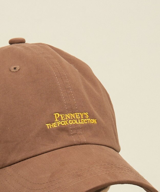 AMERICAN HOLIC PENNEY'S ロゴ刺繍キャップ Brown