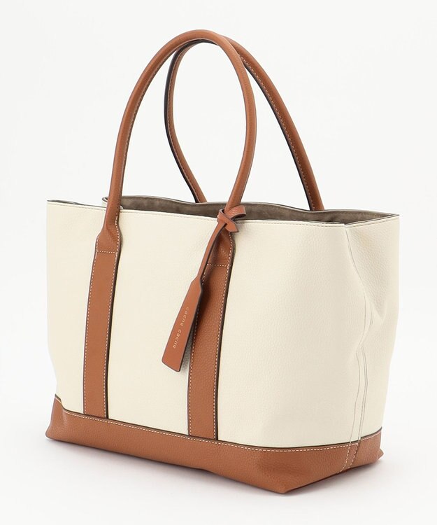 UNBILLION cachecache パーテーションPUトートバッグL キャメル