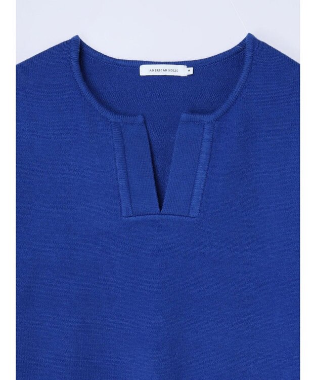 AMERICAN HOLIC バイパチスキッパーニットプルオーバー Blue