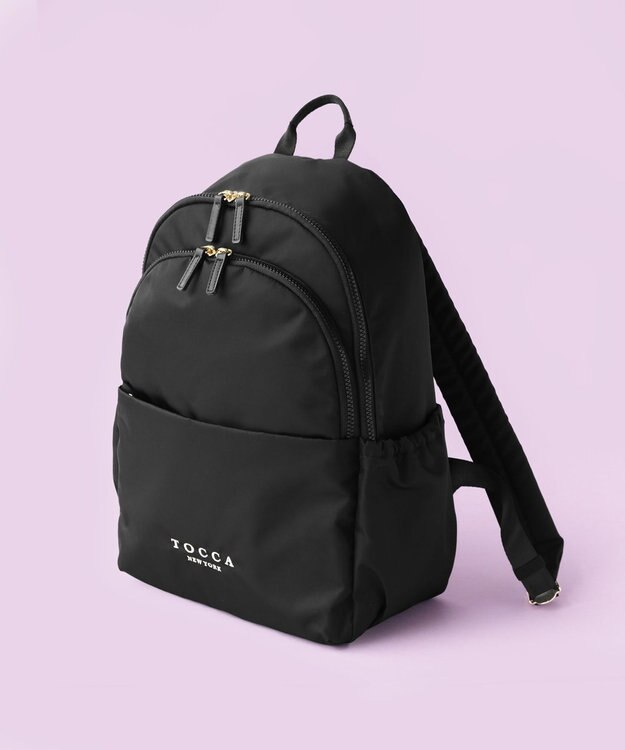 TOCCA 【WEB＆一部店舗限定】【A4サイズ対応・環境に優しい素材】COLLINA BACKPACK 13ポケット バックパック ブラック系