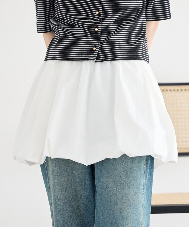earth music&ecology バルーンスカート Off White