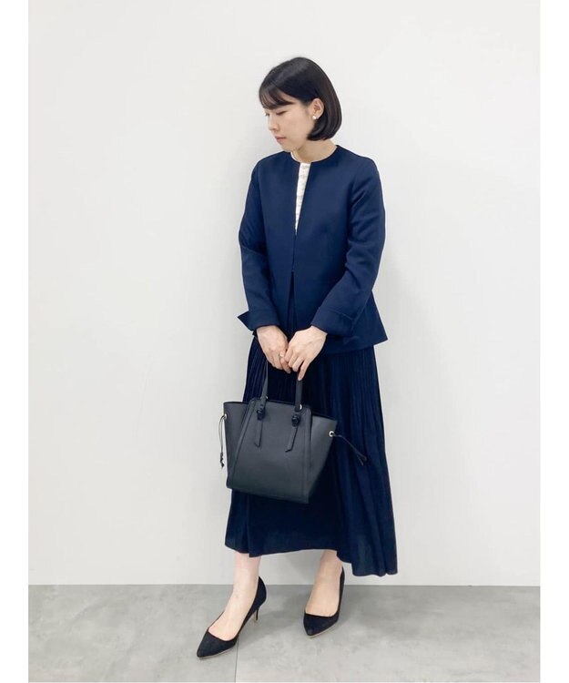 Green Parks ｅｆ－ｄｅ　プリーツスカート Dark Navy