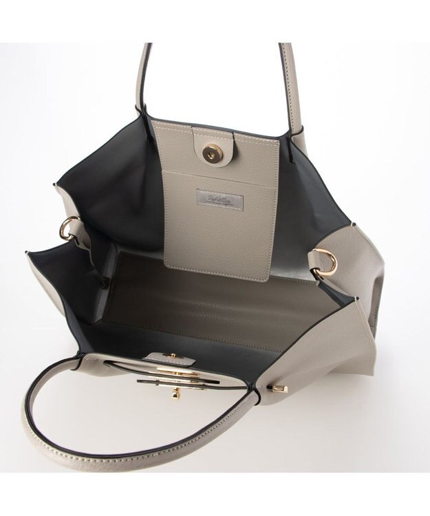 UNBILLION カシュカシュ cachecache / クラシック金具2wayスクエアトート GY