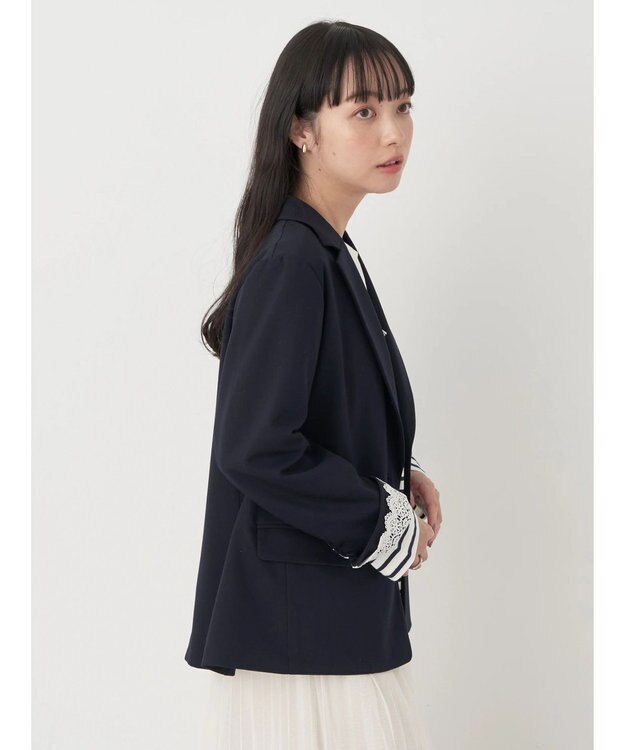 earth music&ecology シングルテーラードジャケット Navy