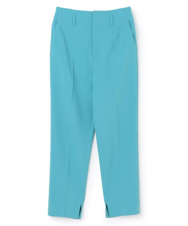 UNFILO ハイウエストテーパードパンツ ターコイズ