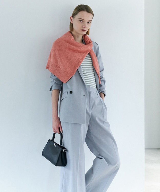 ICB LooseWeave ダブルブレストジャケット スモーキーサックス