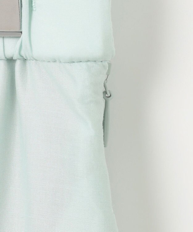 自由区 S 【カタログ掲載・洗える】エンブロイダリーローン スカート アクア×ベージュ