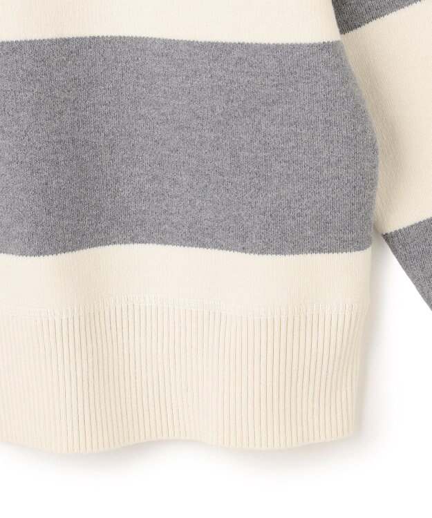 BEIGE， 【洗える】TAFT / コットンカシミヤラガーニット Bone × L.Gray