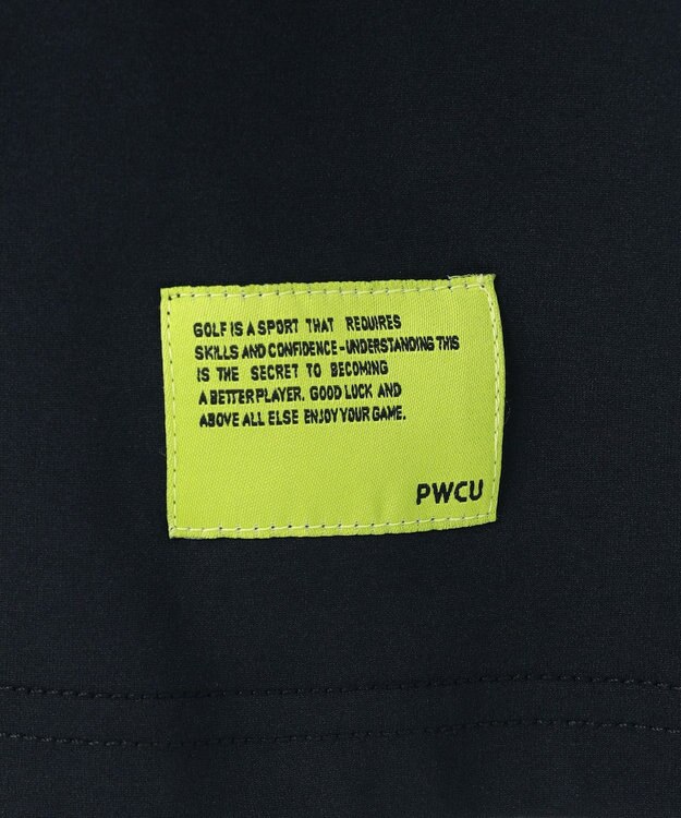 PW CIRCULUS 【UV遮蔽率99% UVカット / 速乾 / ストレッチ】【GOLF OUT掲載】【MEN】アニマルグラフィックモックネックT ゴルフ ブラック系