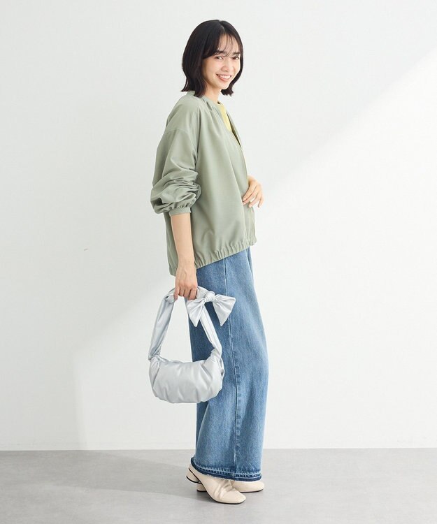 Green Parks イージーケア　シャツブルゾン Khaki