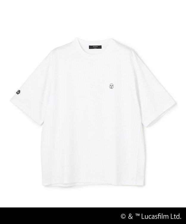 JOSEPH HOMME 【WEB限定】【スター・ウォーズ 】 JOSEPH HOMME スター・ウォーズ / リラックスフォルム クルーネックワッペンＴシャツ ホワイト系