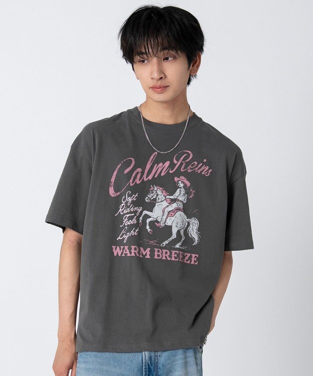 WEGO 【ユニセックス着用ITEM/SMLサイズ展開】アソートグラフィックBIG　T2（SS） 柄7