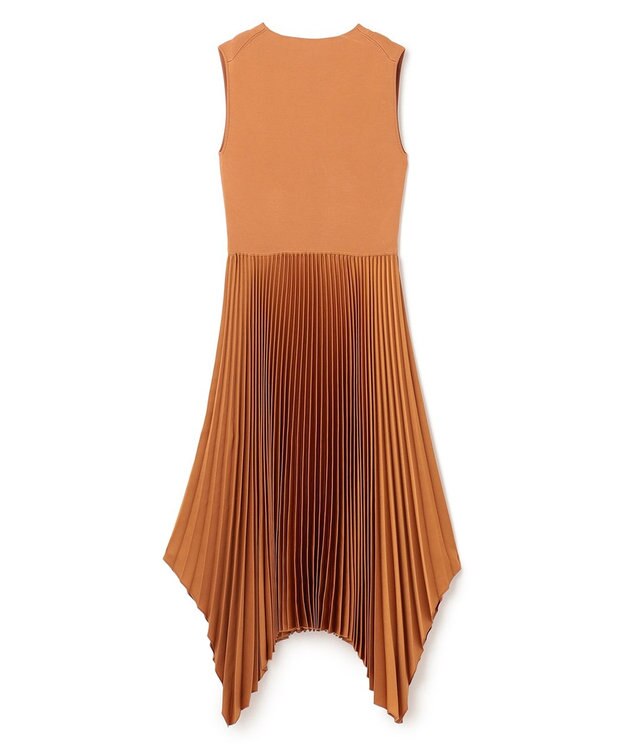 JOSEPH ニットウィーブプリッセ　ドレス Clay