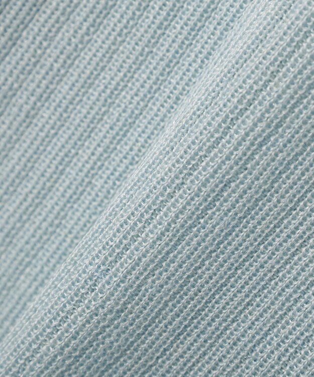 earth music&ecology テーラーカラーニットカーディガン Blue