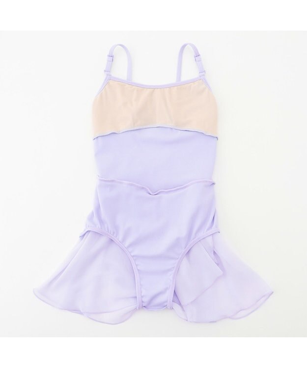 Chacott スカート付レオタード ラベンダー