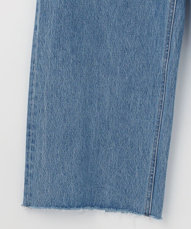 NAVE 【Nave　洗える】デニム ワイドパンツ スカイブルー系