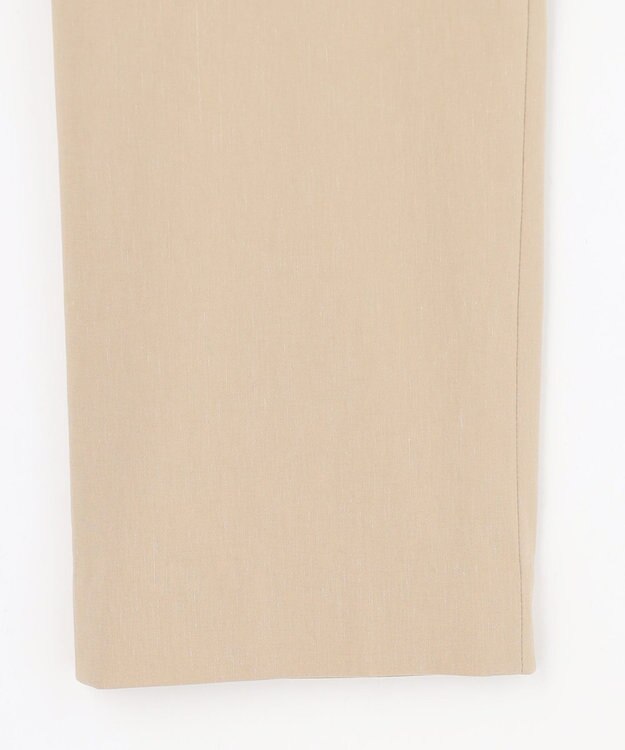 J.PRESS LADIES 【WEB限定カラーあり】セルロースリネンストレッチ テーパード パンツ ベージュ系