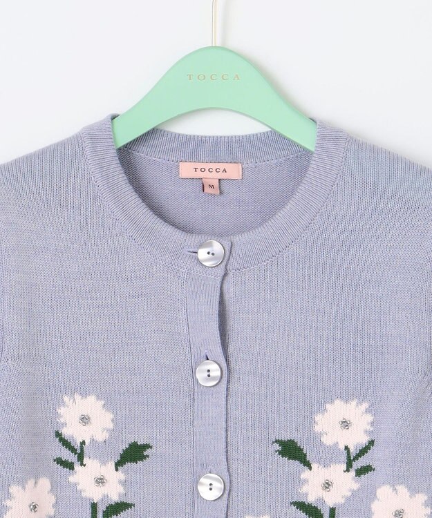TOCCA 【洗える！】GENTILESSE カーディガン グレー系