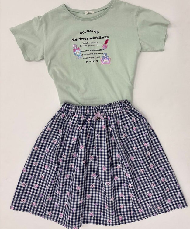 ONWARD Reuse Park スタッフおすすめ！KIDSコーデ商品/サイズ160【any FAM】カットソー春夏×スカート春夏 その他