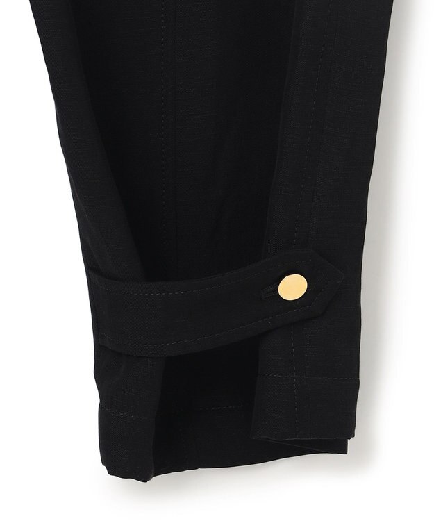 BEIGE， BERNARD / リネン混 ヘムタグ 2WAYパンツ Black