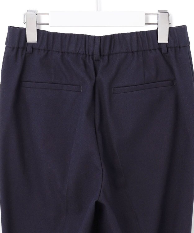 23区 【洗える】ウォームストレッチ テーパード パンツ ネイビー系