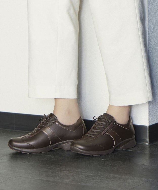 ASICS WALKING ペダラ レディース 3.0cm ヒール ブラウン系